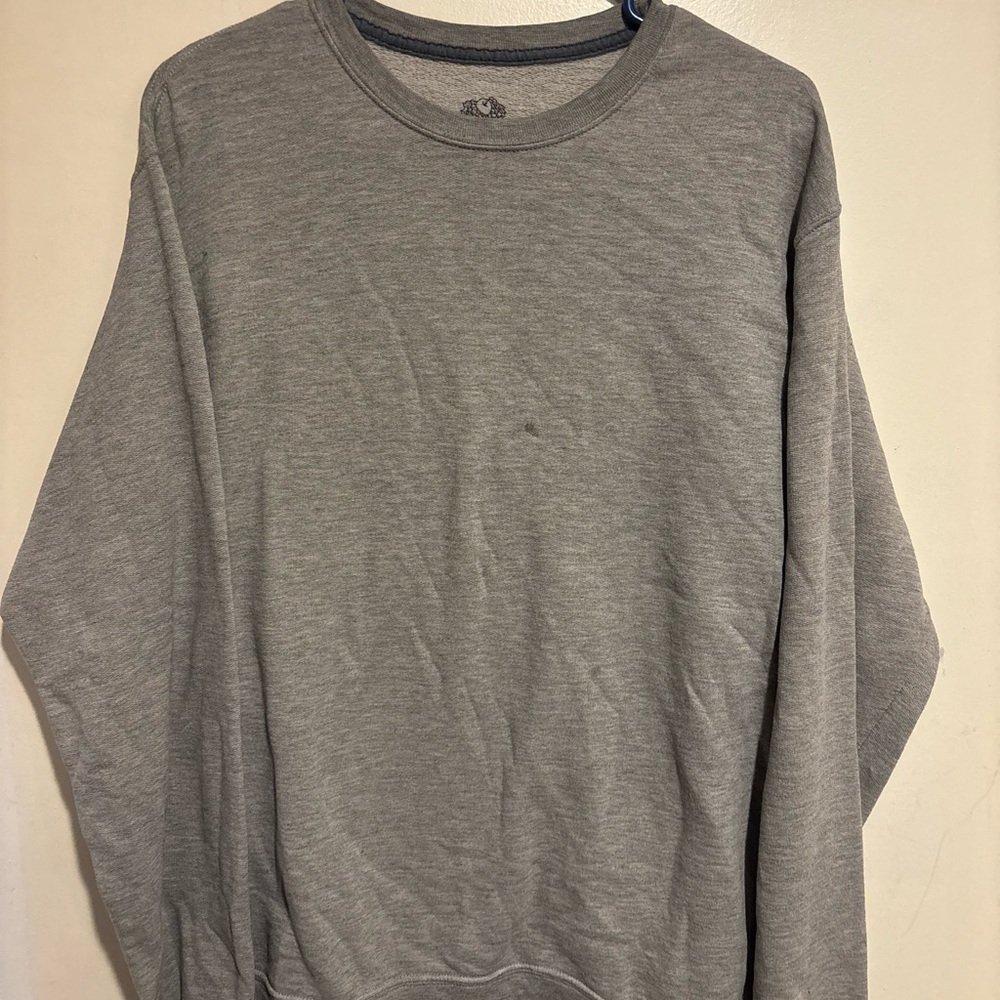 Fruit of the Loom Gray Crewneck Sweater